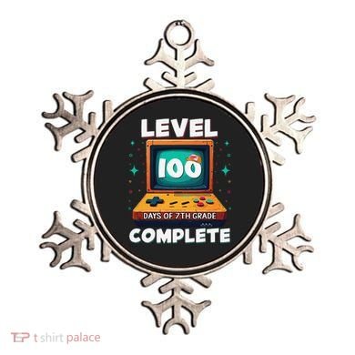 100th Day Of School Level 100 Days Of 7th Grade Complete Ornament
