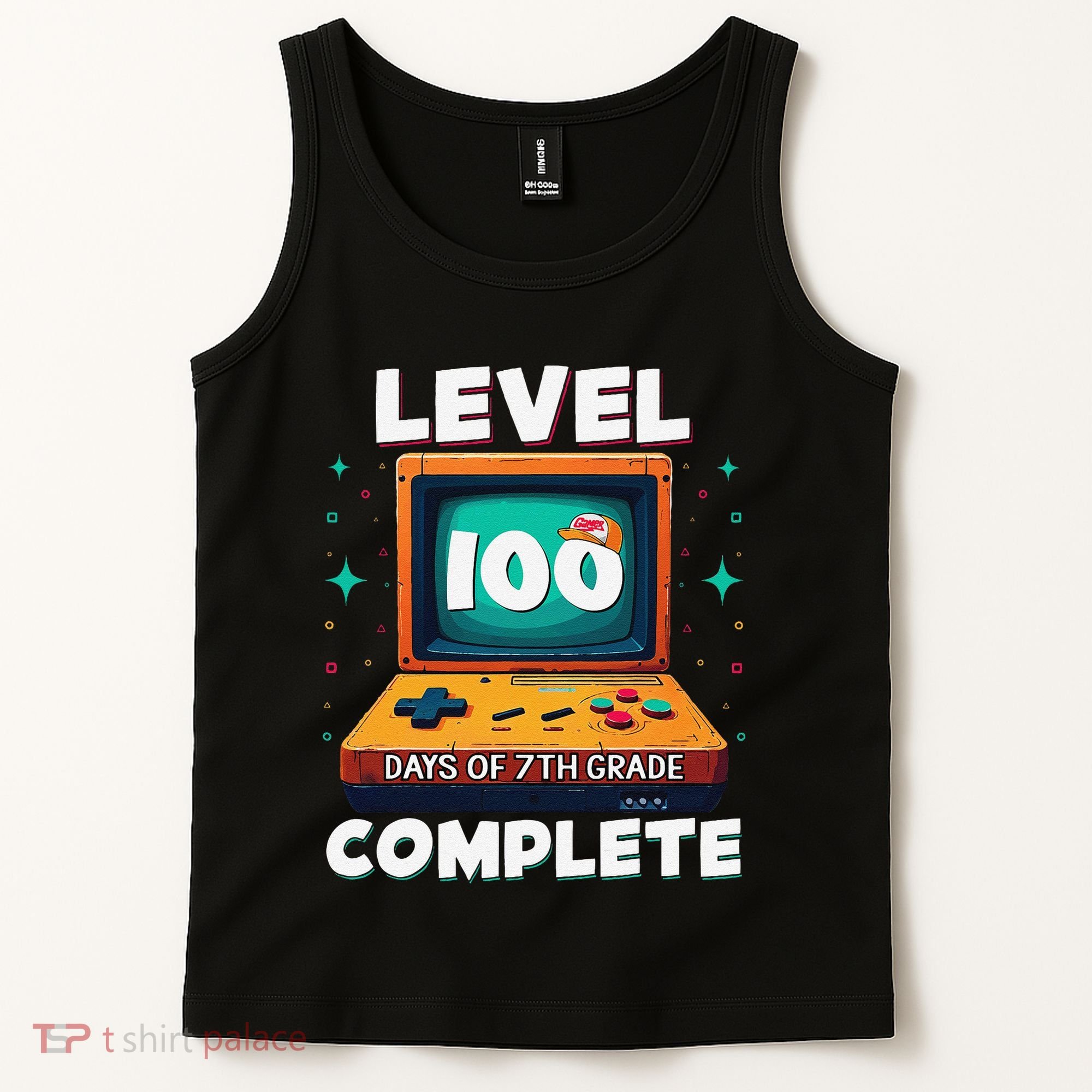 100th Day Of School Level 100 Days Of 7th Grade Complete Tank Top