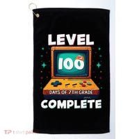 100th Day Of School Level 100 Days Of 7th Grade Complete Golf Towel thumb 0