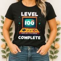 100th Day Of School Level 100 Days Of 7th Grade Complete Women's T-Shirt thumb 2