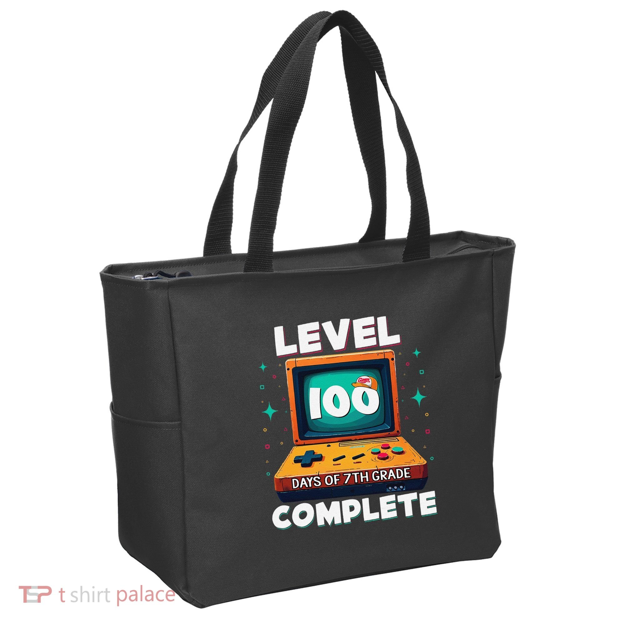 100th Day Of School Level 100 Days Of 7th Grade Complete Tote Bag