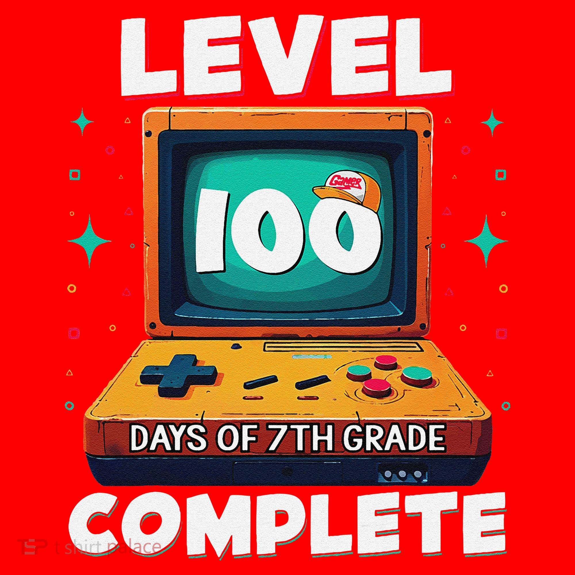100th Day Of School Level 100 Days Of 7th Grade Complete Santa Hat