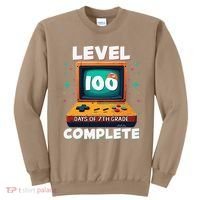 100th Day Of School Level 100 Days Of 7th Grade Complete Sweatshirt thumb 0