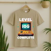 100th Day Of School Level 100 Days Of 7th Grade Complete T-Shirt thumb 2