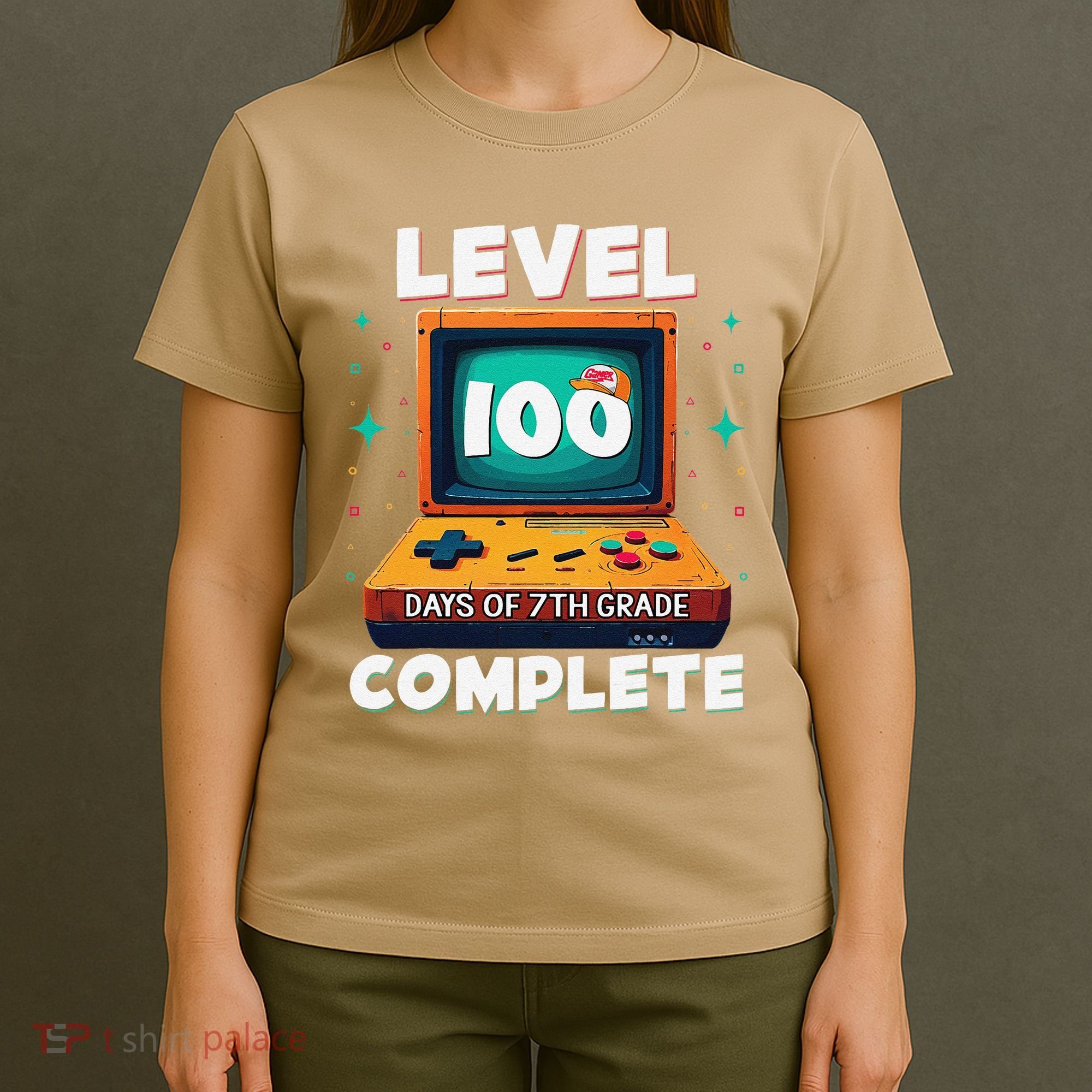 100th Day Of School Level 100 Days Of 7th Grade Complete T-Shirt