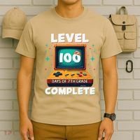100th Day Of School Level 100 Days Of 7th Grade Complete T-Shirt thumb 6