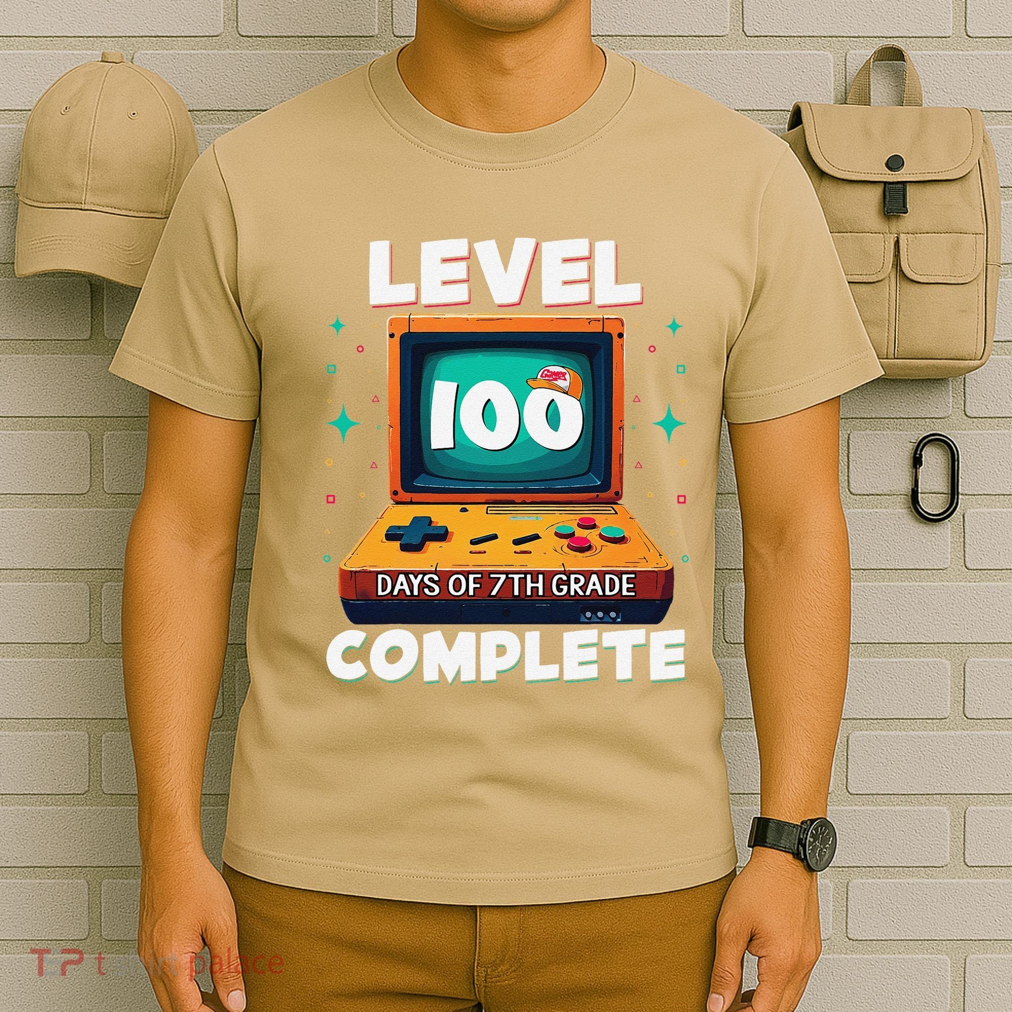 100th Day Of School Level 100 Days Of 7th Grade Complete T-Shirt