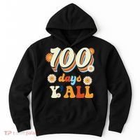 100 Days Of School Retro Sunflower Hoodie thumb 0