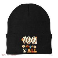 100 Days Of School Retro Sunflower Beanie thumb 0
