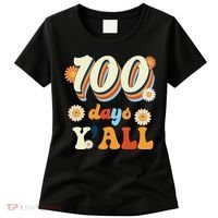 100 Days Of School Retro Sunflower Women's T-Shirt thumb 0