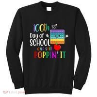 100th Day Of School And Still Poppin' It Sweatshirt thumb 0