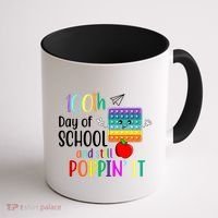100th Day Of School And Still Poppin' It Coffee Mug thumb 1