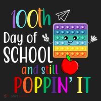 100th Day Of School And Still Poppin' It Beanie thumb 2