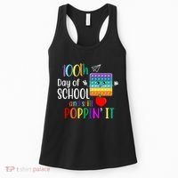 100th Day Of School And Still Poppin' It Women's Tank Top thumb 0
