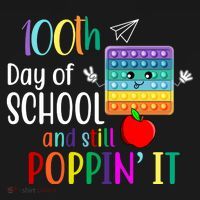 100th Day Of School And Still Poppin' It Visor thumb 3