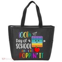 100th Day Of School And Still Poppin' It Tote Bag thumb 0