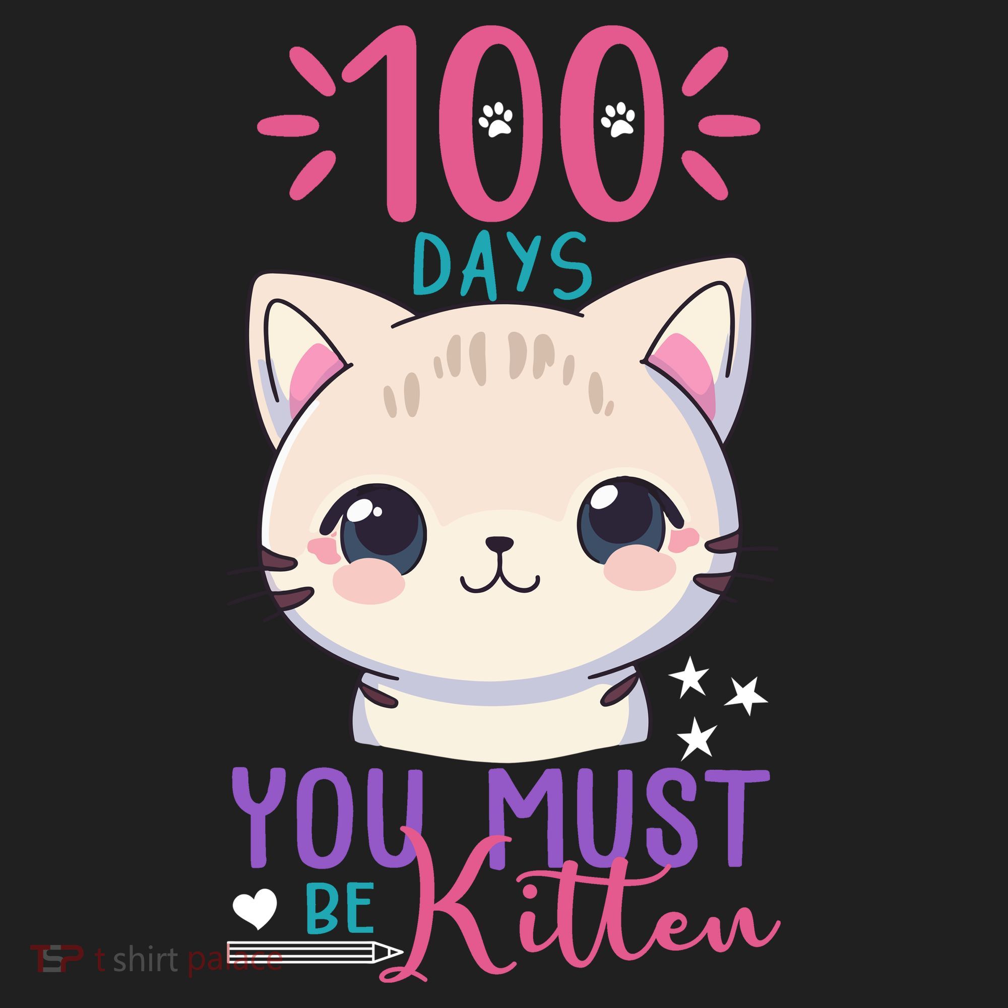 100 Days Of School You Must Be Kitten Cute Women's Sweatshirt
