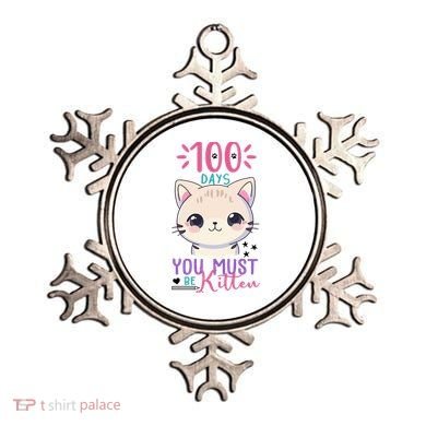 100 Days Of School You Must Be Kitten Cute Ornament