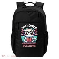 100th Day Of School Funny 100 Days I Axolotl Questions Backpack thumb 0