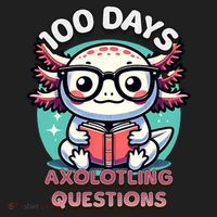 100th Day Of School Funny 100 Days I Axolotl Questions Beanie thumb 2