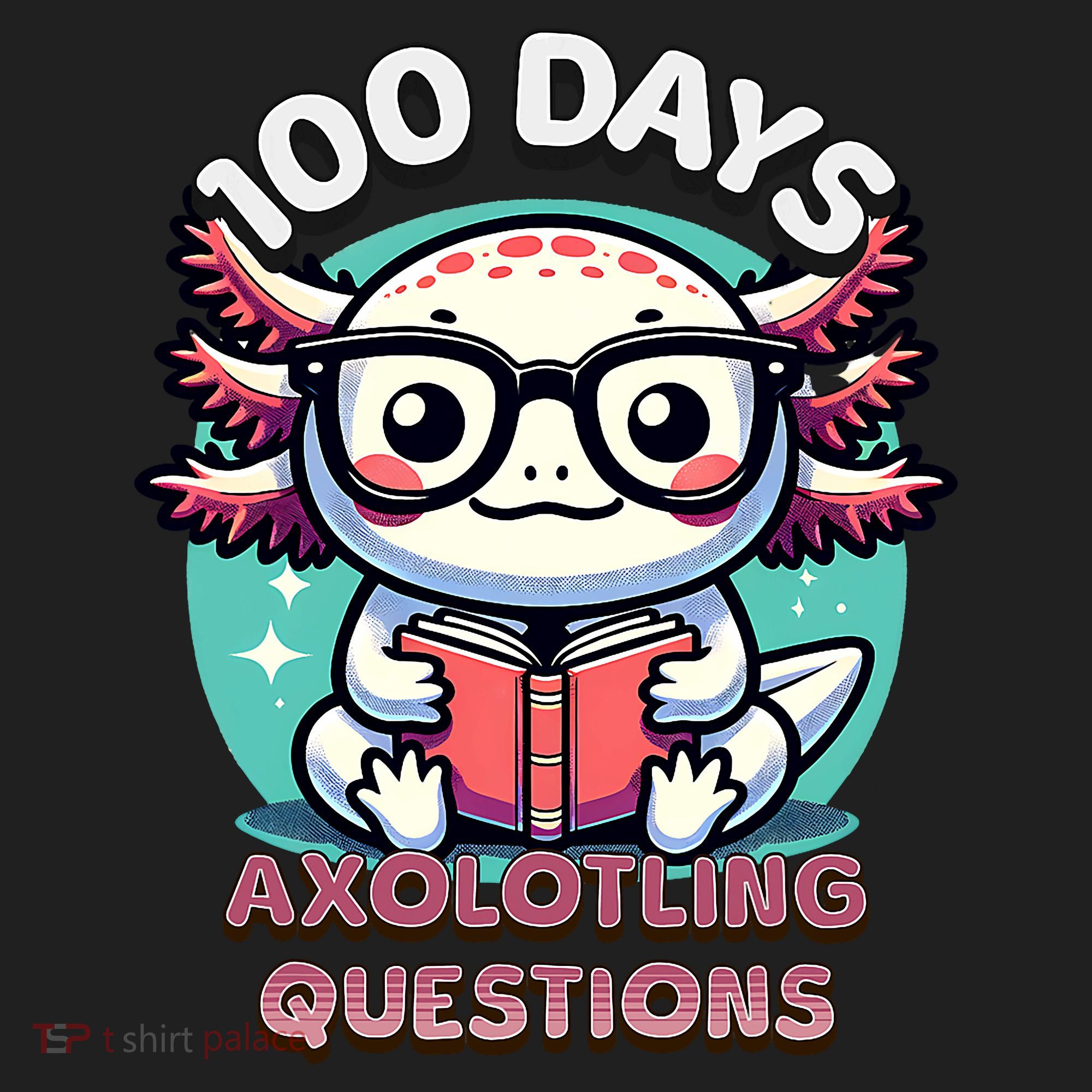 100th Day Of School Funny 100 Days I Axolotl Questions Beanie