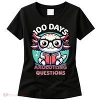 100th Day Of School Funny 100 Days I Axolotl Questions Women's T-Shirt thumb 0