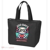 100th Day Of School Funny 100 Days I Axolotl Questions Tote Bag thumb 3