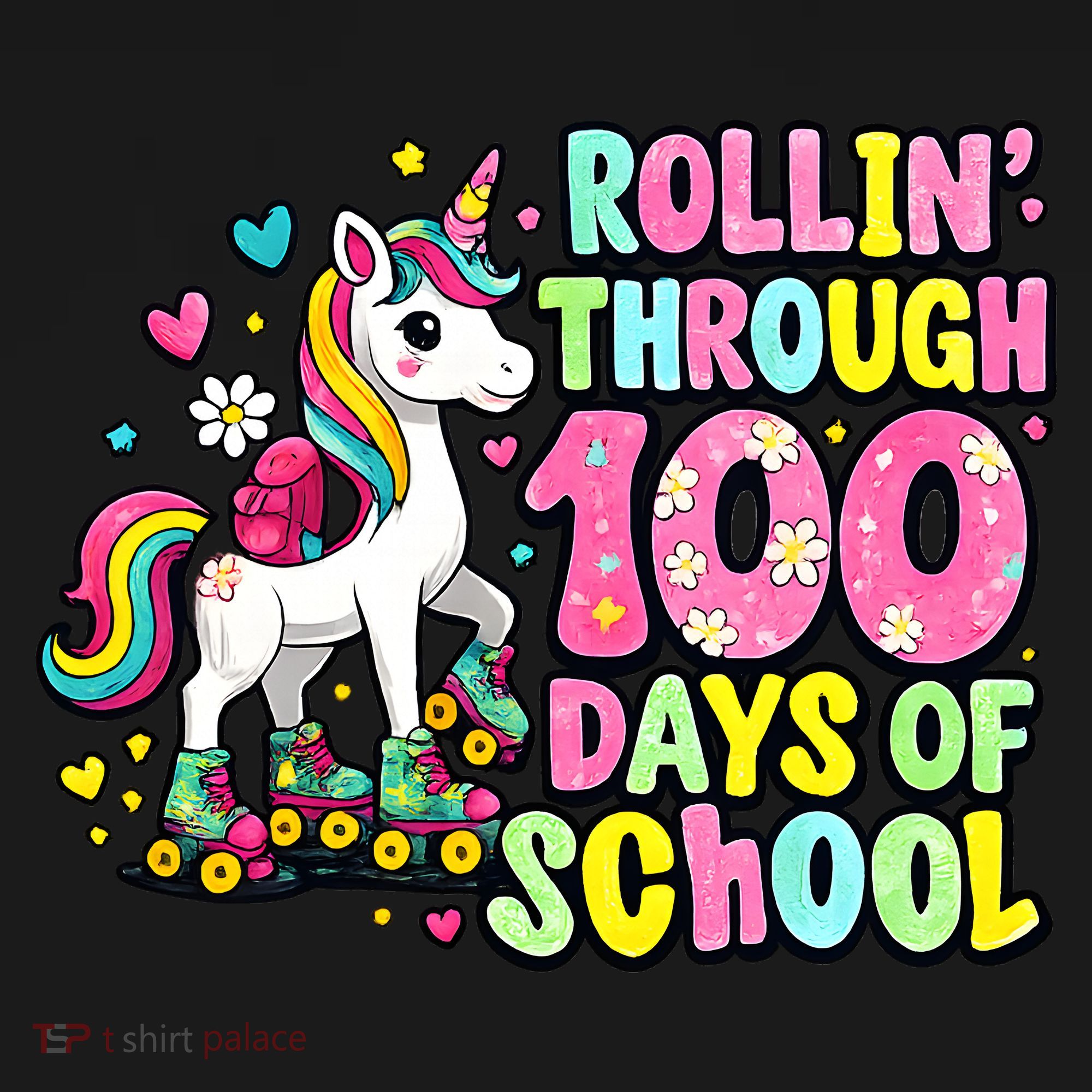 100 Days Of School Unicorn 100th Day Smarter Teacher Students Women's Tank Top