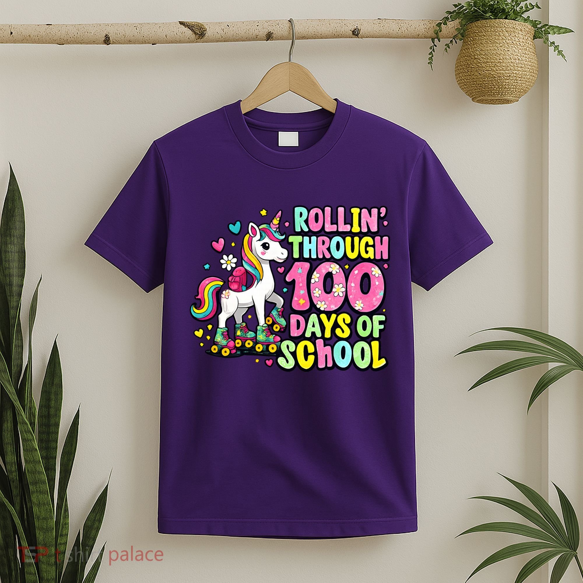 100 Days Of School Unicorn 100th Day Smarter Teacher Students T-Shirt
