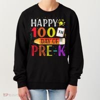 100 Days Of School Teacher Student 100th Day Pregiftk Gift Women's Sweatshirt thumb 0