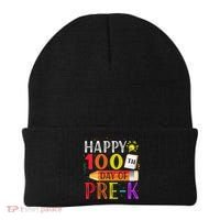 100 Days Of School Teacher Student 100th Day Pregiftk Gift Beanie thumb 0