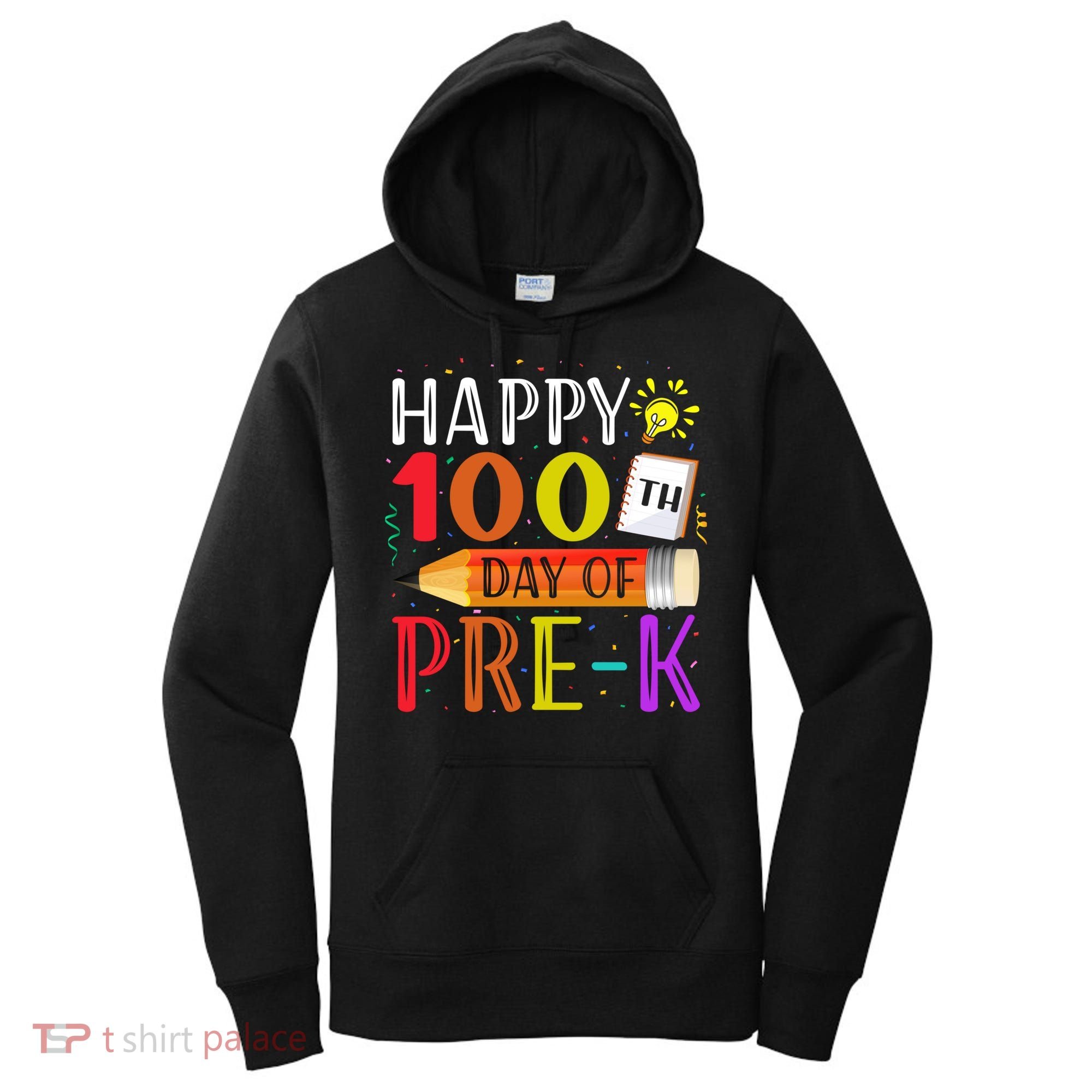 100 Days Of School Teacher Student 100th Day Pregiftk Gift Women's Hoodie