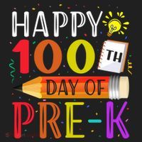 100 Days Of School Teacher Student 100th Day Pregiftk Gift Golf Towel thumb 3