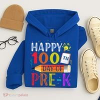 100 Days Of School Teacher Student 100th Day Pregiftk Gift Hoodie thumb 4