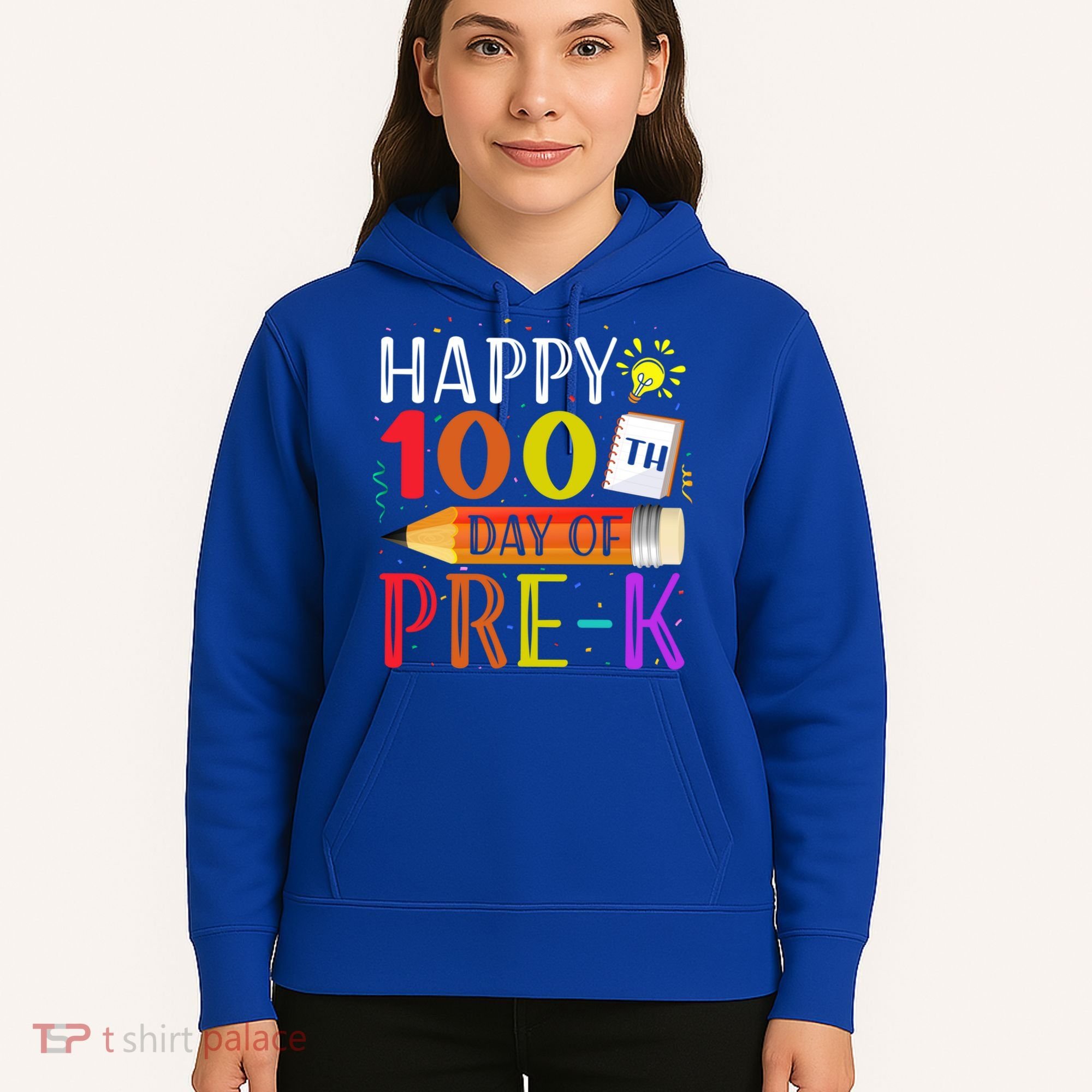 100 Days Of School Teacher Student 100th Day Pregiftk Gift Hoodie