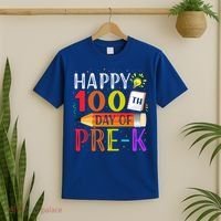 100 Days Of School Teacher Student 100th Day Pregiftk Gift T-Shirt thumb 2