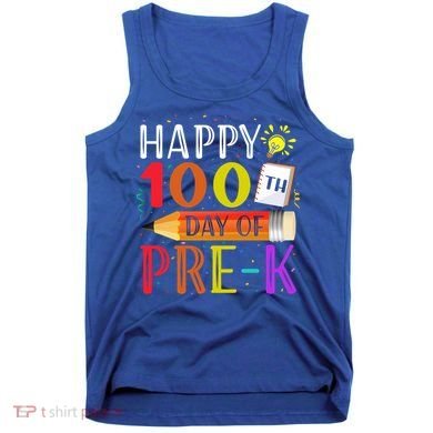100 Days Of School Teacher Student 100th Day Pregiftk Gift Tank Top
