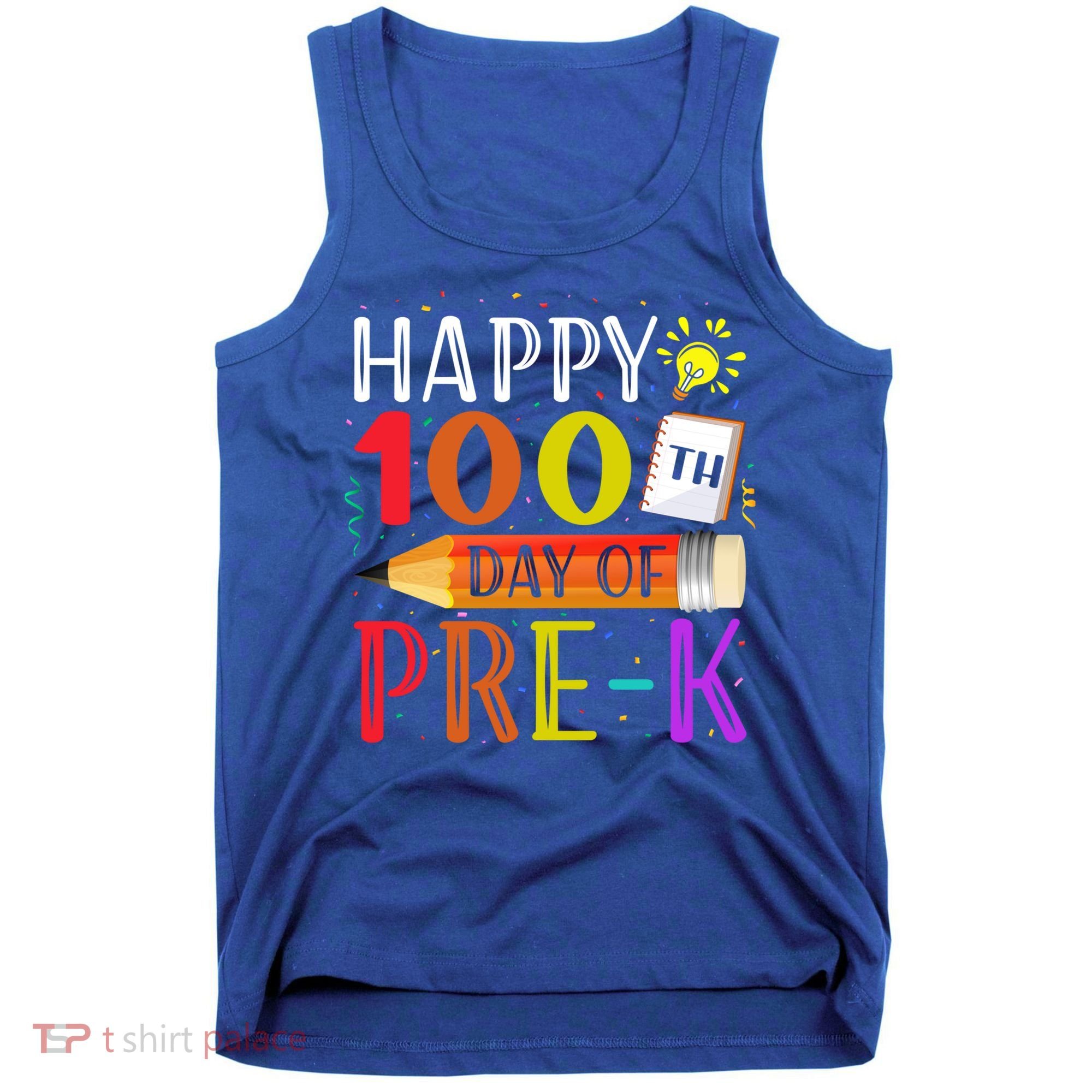 100 Days Of School Teacher Student 100th Day Pregiftk Gift Tank Top