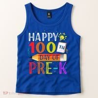 100 Days Of School Teacher Student 100th Day Pregiftk Gift Tank Top thumb 2