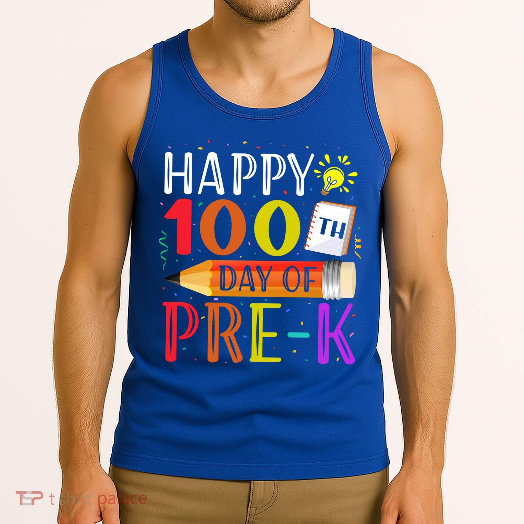 100 Days Of School Teacher Student 100th Day Pregiftk Gift Tank Top