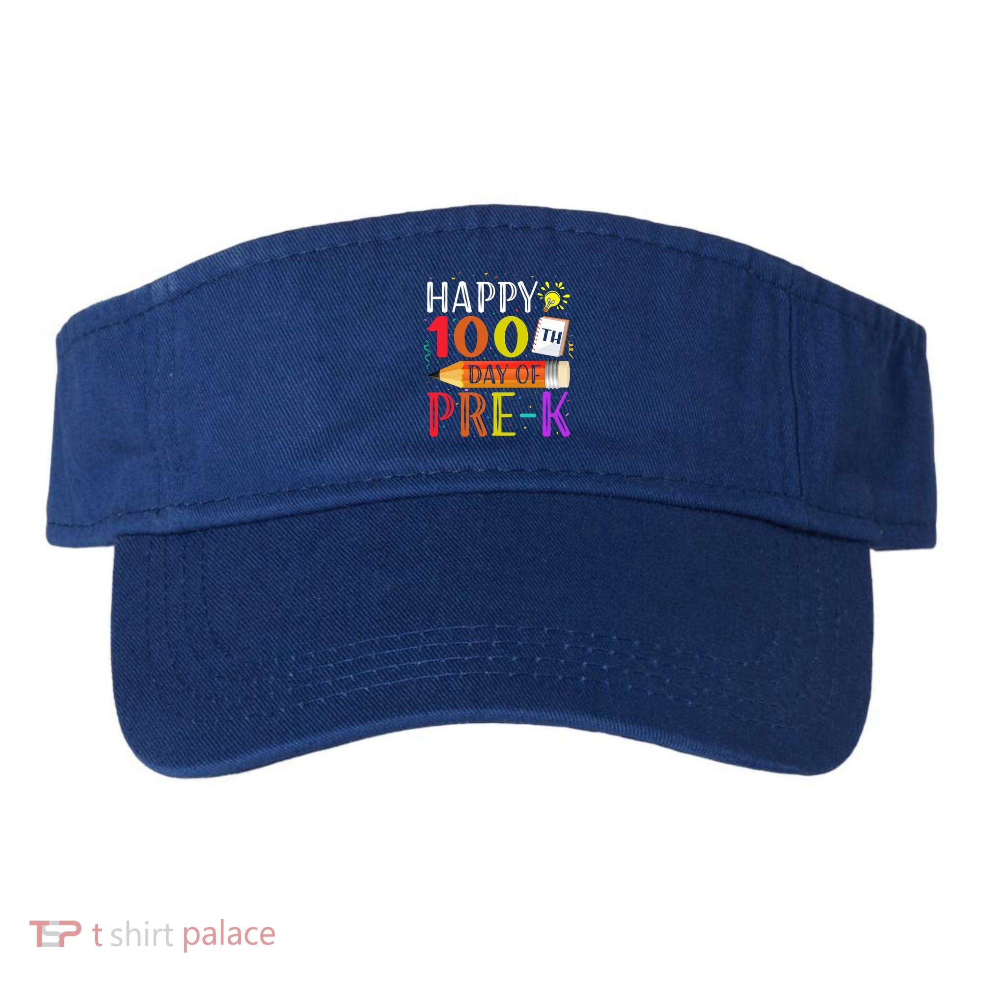 100 Days Of School Teacher Student 100th Day Pregiftk Gift Visor