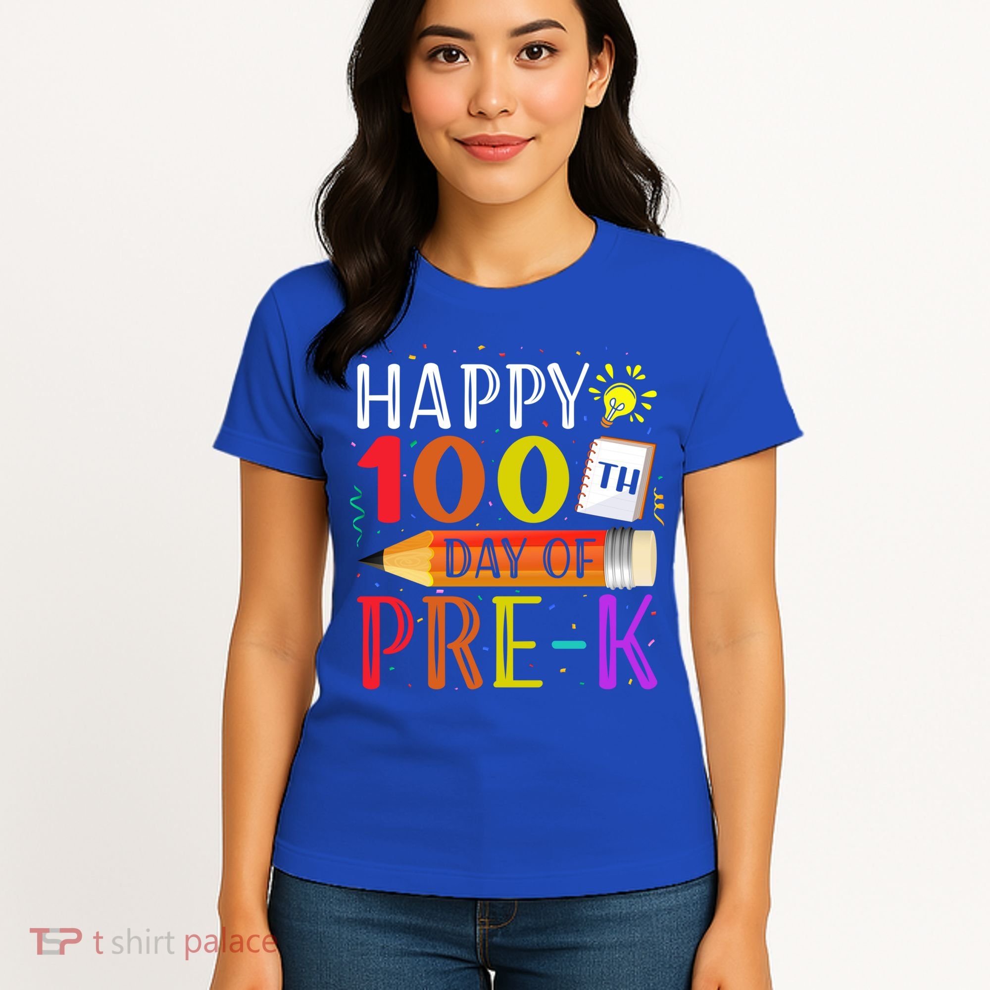 100 Days Of School Teacher Student 100th Day Pregiftk Gift Women's T-Shirt