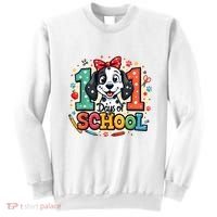 101 Days Of School 100 Days Of School Funny Cute Dogs Sweatshirt thumb 0
