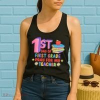 1st Day Of First Grade Pray For My Teacher Women's Tank Top thumb 2
