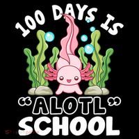 100th Day Of School 100 Days Is Alotl School Axolotl Coffee Mug thumb 5