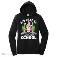 100th Day Of School 100 Days Is Alotl School Axolotl Women's Hoodie thumb 0