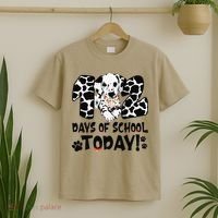 102 Days Of School Today Dalmatian Dog Funny 100th Day T-Shirt thumb 2