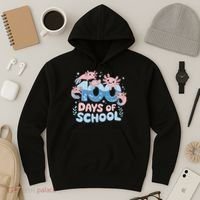 100 Days Of School Axolotl Teacher Hoodie thumb 3