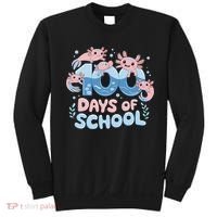100 Days Of School Axolotl Teacher Sweatshirt thumb 0