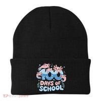 100 Days Of School Axolotl Teacher Beanie thumb 0